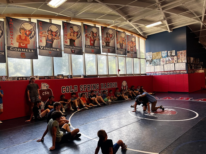 Wrestling youth group photo